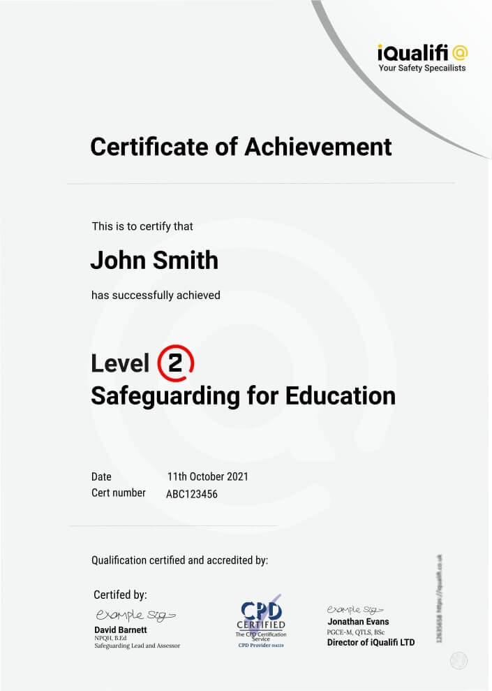 Level 2 Safeguarding Certificate